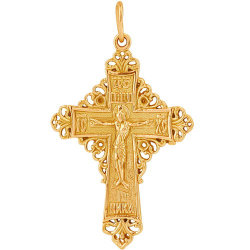 z3-600 Православный крест. Золото 585.