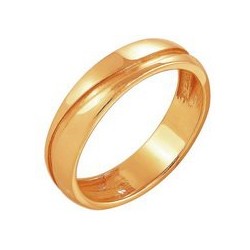 z1-8114 Обручальное кольцо шириной 5 мм.Золото 585.