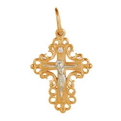 z3-7987 Православный крест. Золото 585.