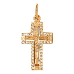 z3-077 Православный крест. Золото 585.