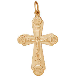 z3-8008 Православный крест. Золото 585.