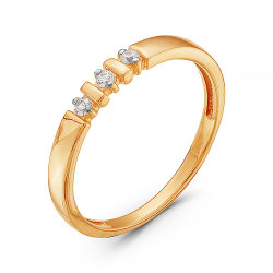z1-8995 Обручальное кольцо с бриллиантами.Золото 585.