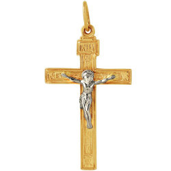 z3-286 Православный крест. Золото 585.