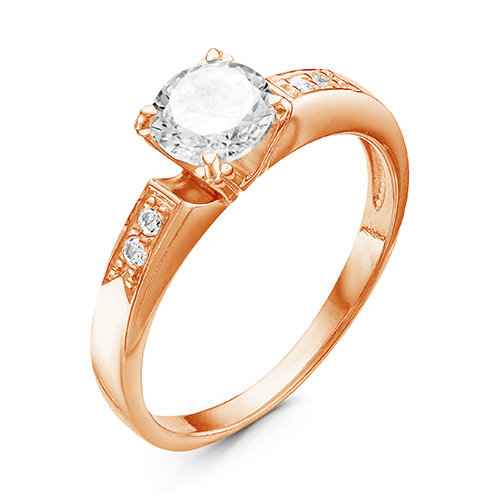 z1-9483 Кольцо с фианитами. Золото 585. 