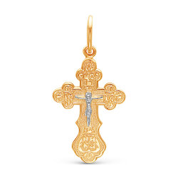 z3-8864 Православный крест. Золото 585.