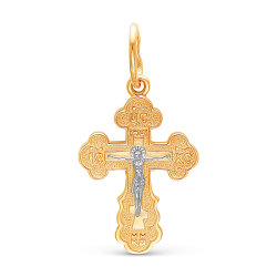 z3-8859 Православный крест. Золото 585.
