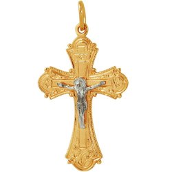 z3-269 Православный крест. Золото 585.