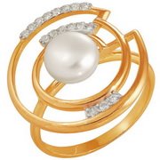 z1-8125 Кольцо с жемчугом. Серебро 925. z1-8125 Кольцо с жемчугом. Серебро 925.